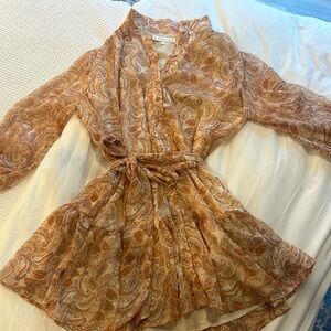 Karlie Chiffon Button-up Shirt Dress